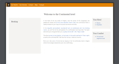 Desktop Screenshot of hotellecontinental.com