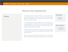 Tablet Screenshot of hotellecontinental.com